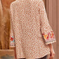 Andree By Unit - Leopard Embroidered Top
