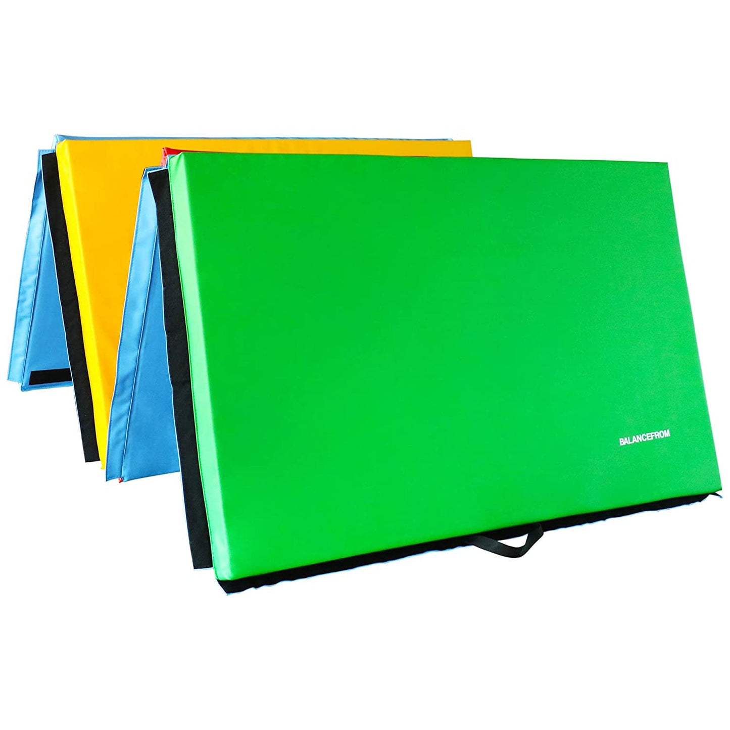 Tapete de ginástica dobrável multiuso BalanceFrom Fitness 120 x 48" para exercícios, multiuso