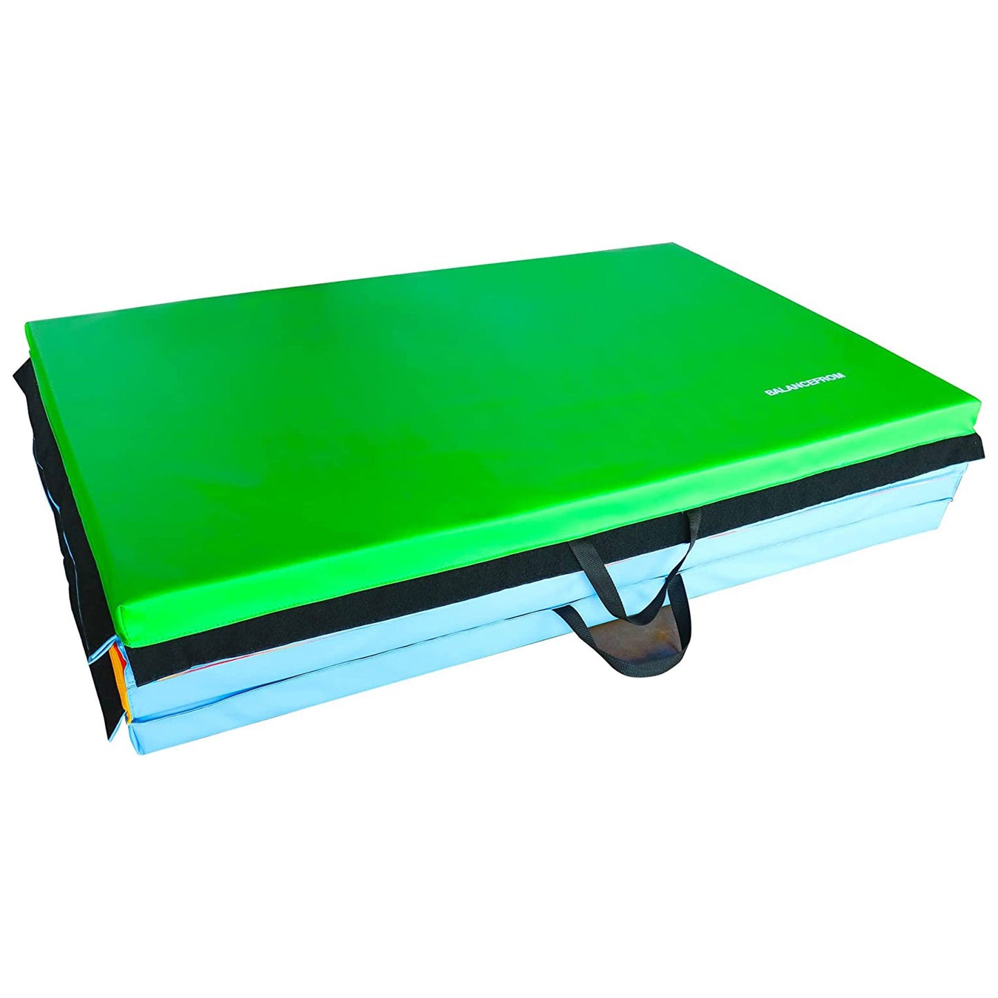 Tapete de ginástica dobrável multiuso BalanceFrom Fitness 120 x 48" para exercícios, multiuso