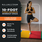 Tapete de ginástica dobrável multiuso BalanceFrom Fitness 120 x 48" para exercícios, multiuso