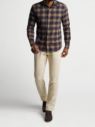 Peter Millar - Camisa esportiva de algodão Edgehill