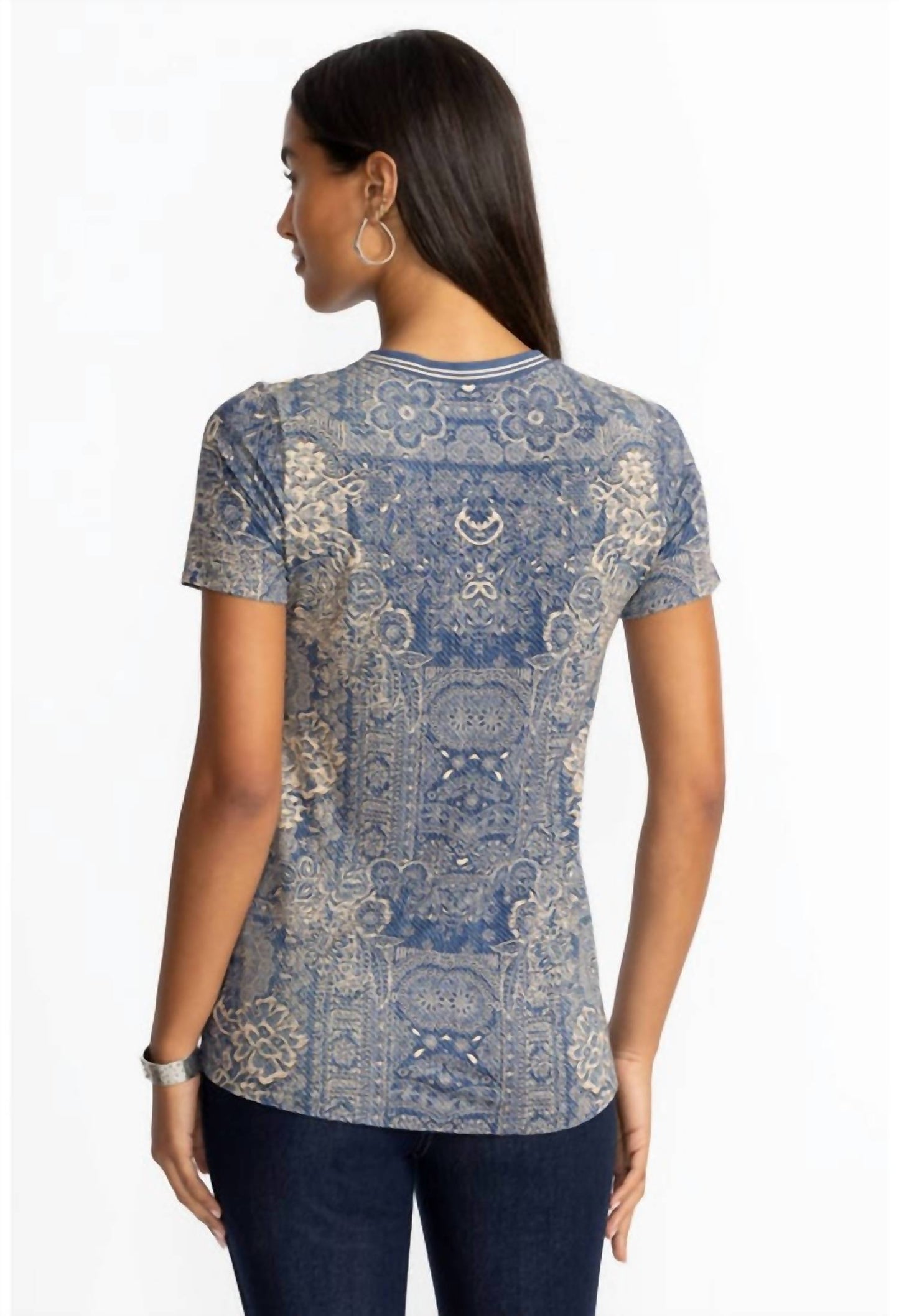 Johnny Was - JANIE FAVORITE SHORT SLEEVE CREW NECK TEE