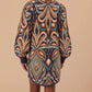 Farm Rio - Pineapple Ikat Knit Dress