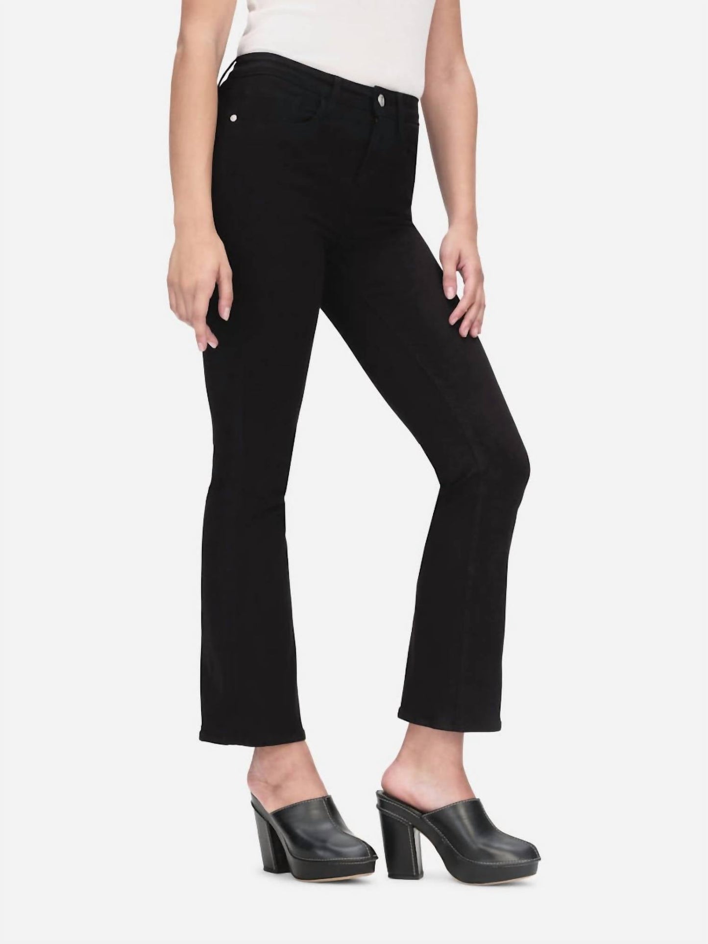 Moldura - Le Crop Mini Calça Jeans de Cintura Alta