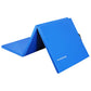 Tapete de ginástica dobrável com 3 painéis BalanceFrom Fitness GoGym 6' x 2' x 1,5" azul