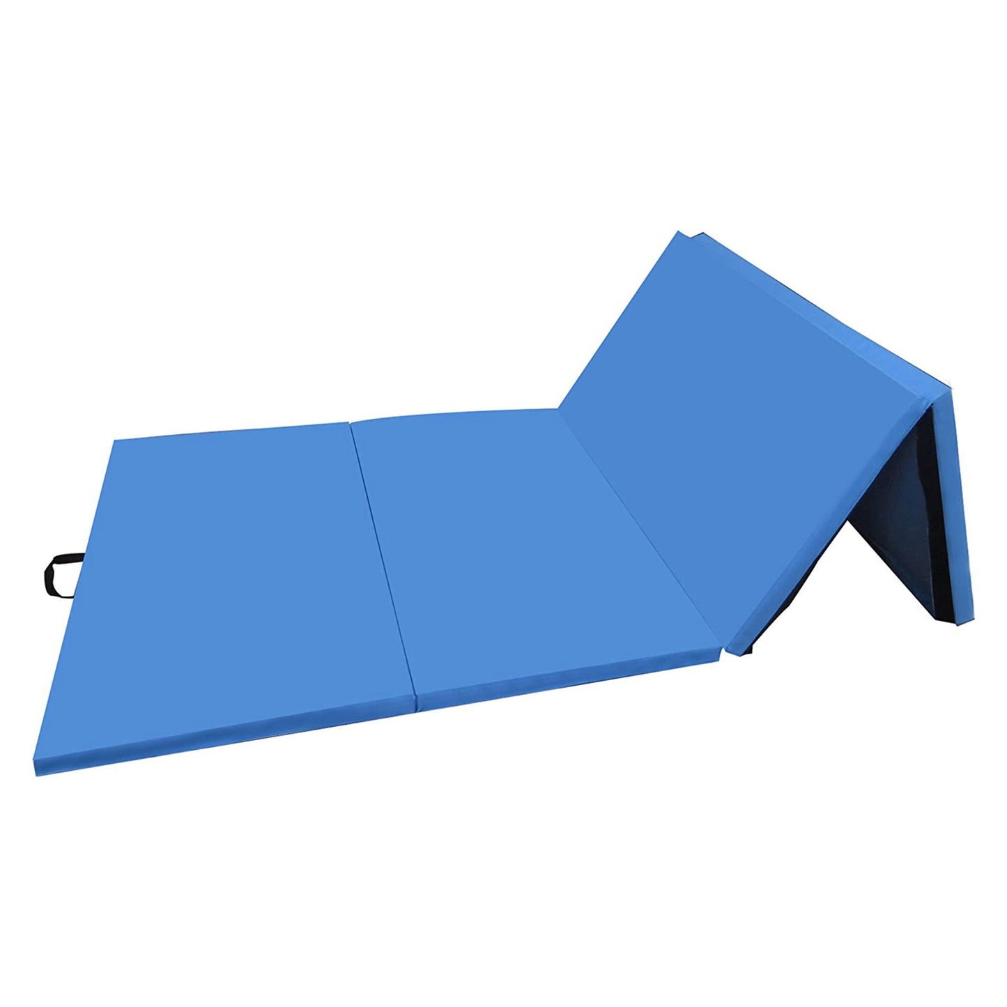 Tapete de ginástica dobrável multiuso BalanceFrom Fitness 120 x 48 pol., azul (pacote com 2)