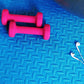 Tapete de exercícios de espuma EVA interligada de 24 pés quadrados da BalanceFrom Fitness, azul