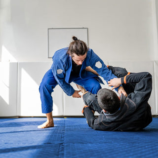 Tapete de exercícios de espuma EVA interligada de 72 pés quadrados BalanceFrom Fitness, cinza