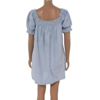 Free People - Vestido Moana Mini com Mangas Bufantes