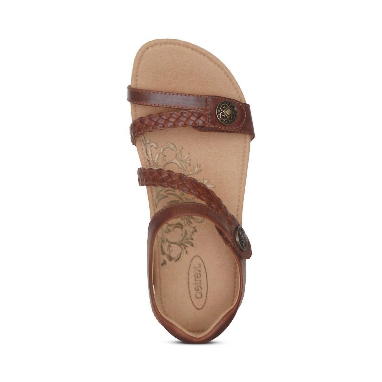 Aetrex - Jillian Braided Quarter Strap Sandal