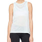 Regata Nike Breathe Recortada Feminina Azul Tamanho Grande