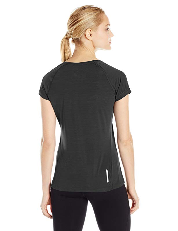 Camiseta Mizuno Running Active Feminina Preta Média Preta Tamanho Médio
