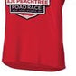 Camiseta esportiva Mizuno Peachtree Road Race feminina vermelha tamanho X-G