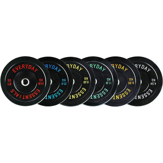 Conjunto de discos de peso para treinamento de força olímpica BalanceFrom Fitness de 210 libras