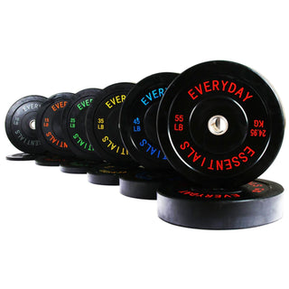 Conjunto de discos de peso para treinamento de força olímpica BalanceFrom Fitness de 370 libras