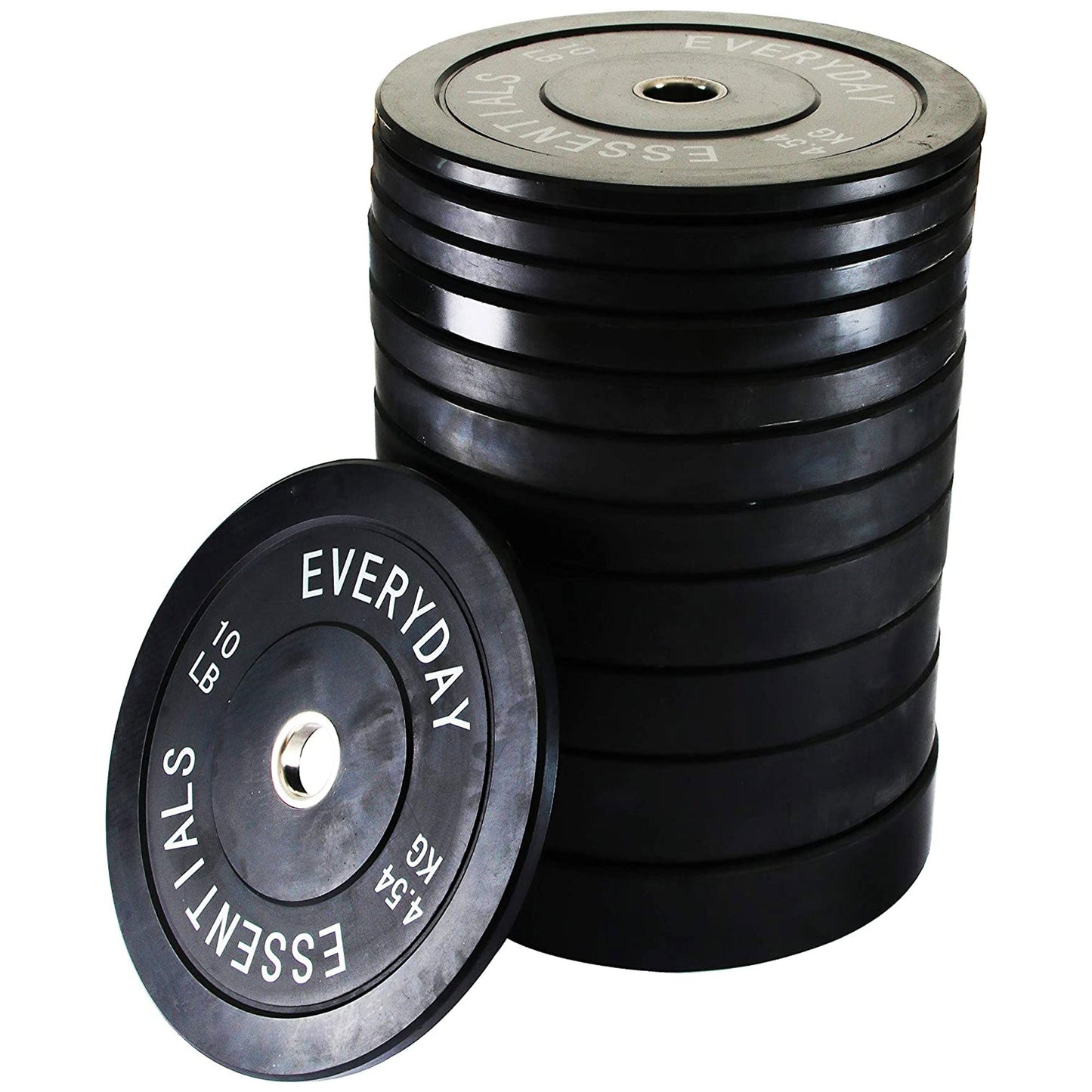 Conjunto de discos de peso para treinamento de força olímpica BalanceFrom Fitness de 370 libras