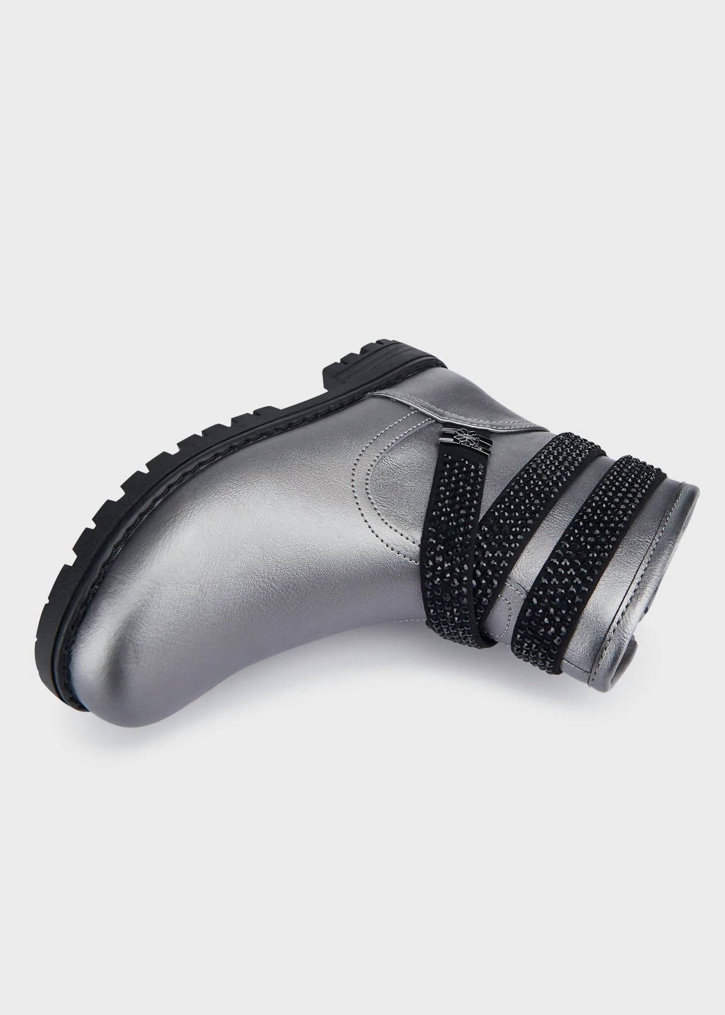 Mayoral - Kid's Rhinestone Strap Biker Bootie