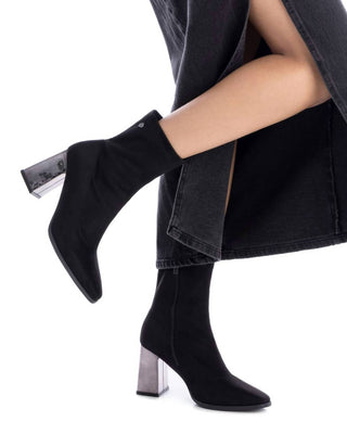Xti - Botas de camurça casuais femininas