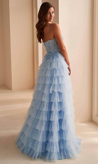 Ellie Wilde - Vestido de baile sem mangas em linha A