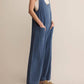 Z Supply - Brasilia Jersey Denim Jumpsuit