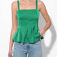 Adelyn Rae - Amabel Pleated Peplum Top