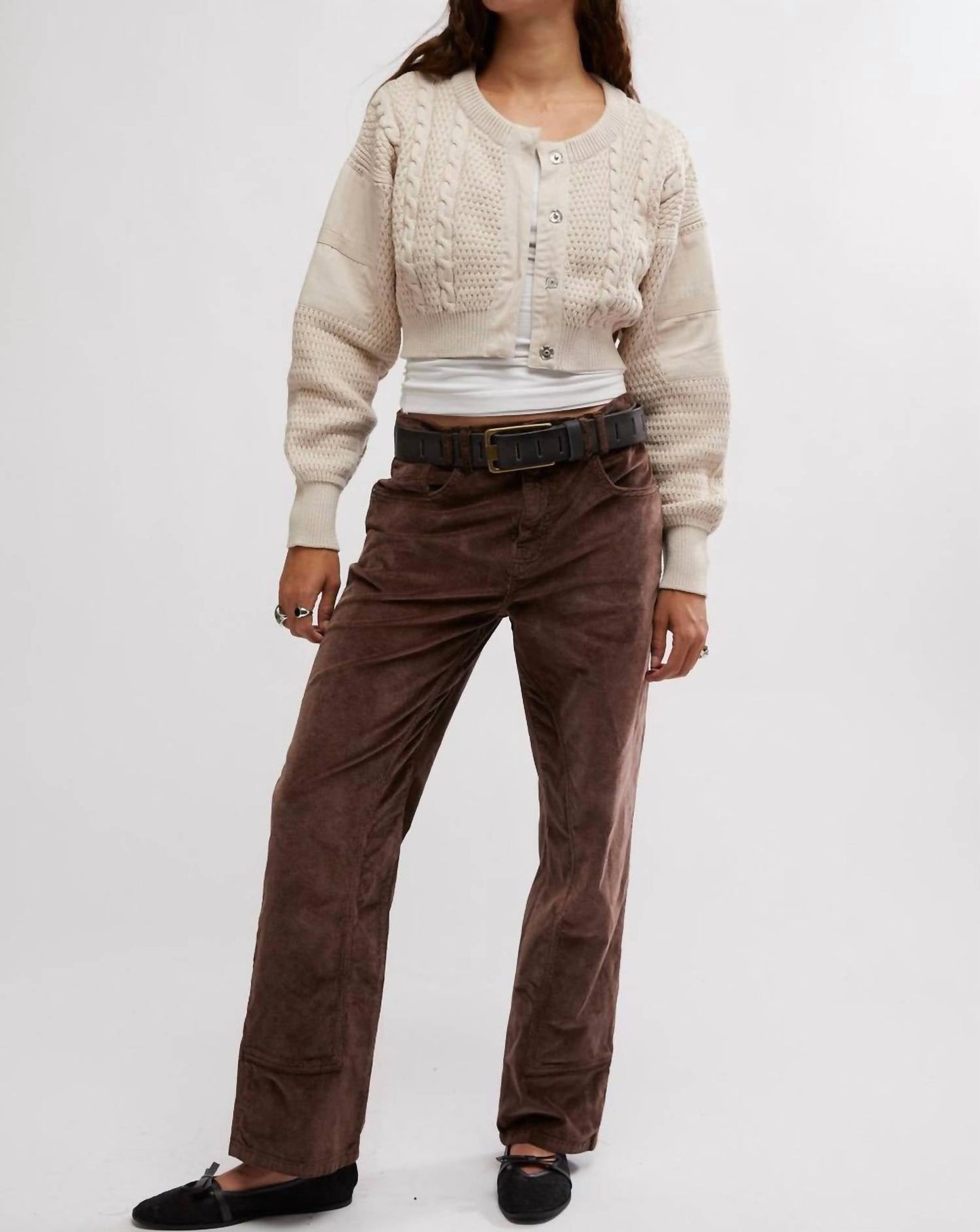 Free People - Heritage Cropped Cardigan