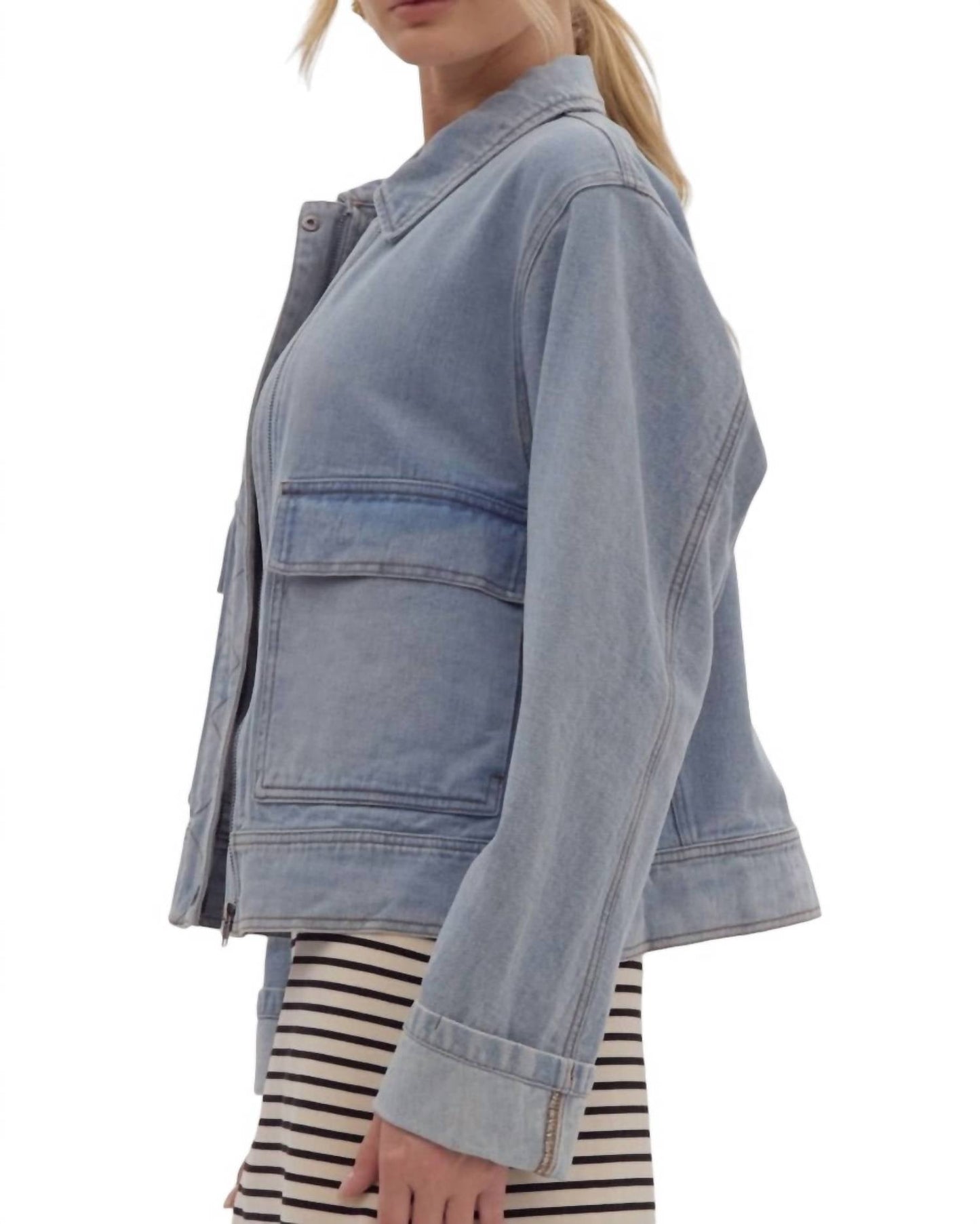 Entro - Patch Pockets Jacket