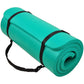 Tapete de exercícios BalanceFrom Fitness GoCloud extra grosso de 1" com alça de transporte, verde
