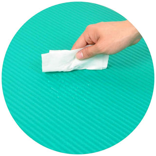 Tapete de exercícios BalanceFrom Fitness GoCloud extra grosso de 1" com alça de transporte, verde