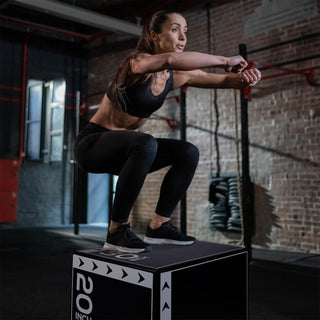 BalanceFrom Fitness Caixa de exercícios pliométricos 3 em 1 versátil de 60 libras