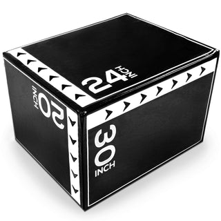 BalanceFrom Fitness Caixa de exercícios pliométricos 3 em 1 versátil de 60 libras