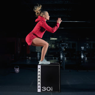 BalanceFrom Fitness Caixa de exercícios pliométricos 3 em 1 versátil de 60 libras