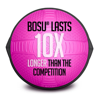 BOSU NexGen Home Fitness Exercício Academia Força Flexibilidade Equilíbrio Trainer, Rosa