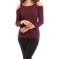 French Kyss - Leah Open Shoulder Top