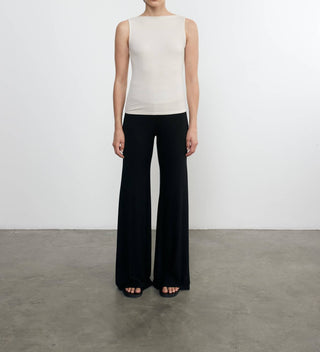 Enza Costa - SILK KNIT SLEEVELESS BOATNECK TOP