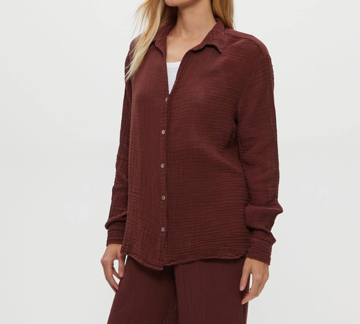 Michael Stars - Leo Gauze Button Down Shirt
