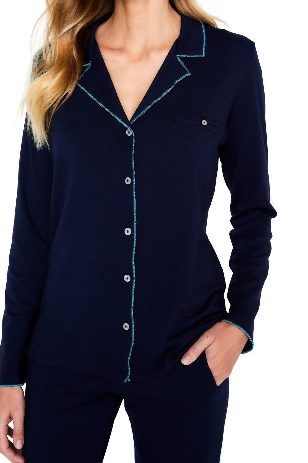 Twelve Eighty Eight - Brenda Long Sleeve Pajama Set -plus