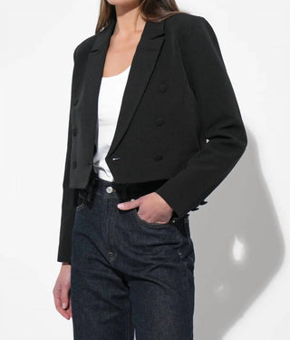Adelyn Rae - Gretchen Double Breasted Cropped Blazer
