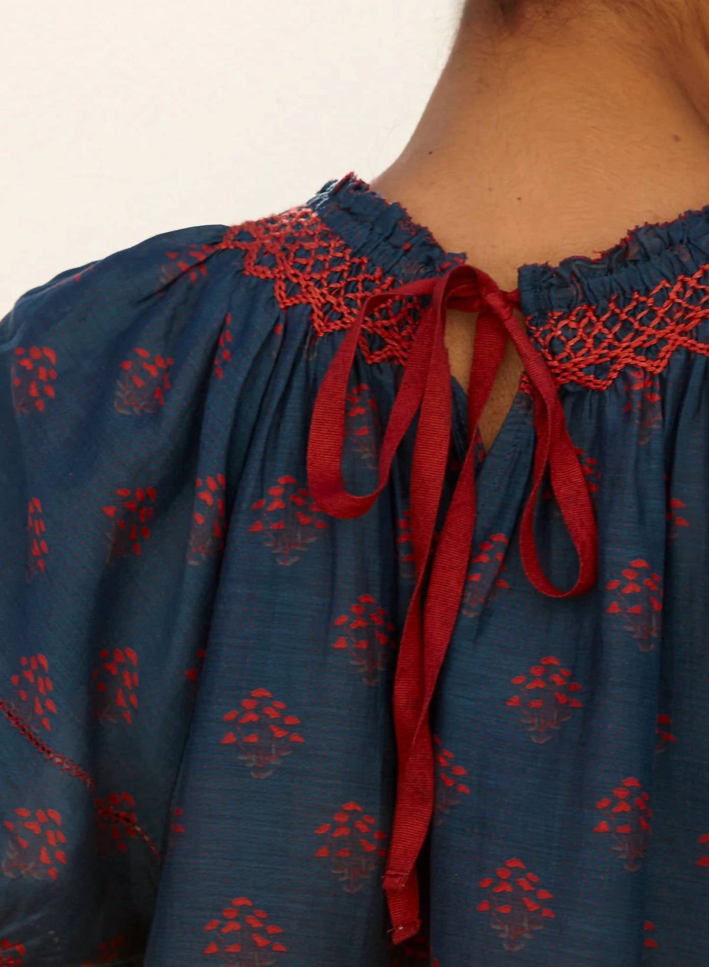 M.A.B.E. - Lindi Smocked Top