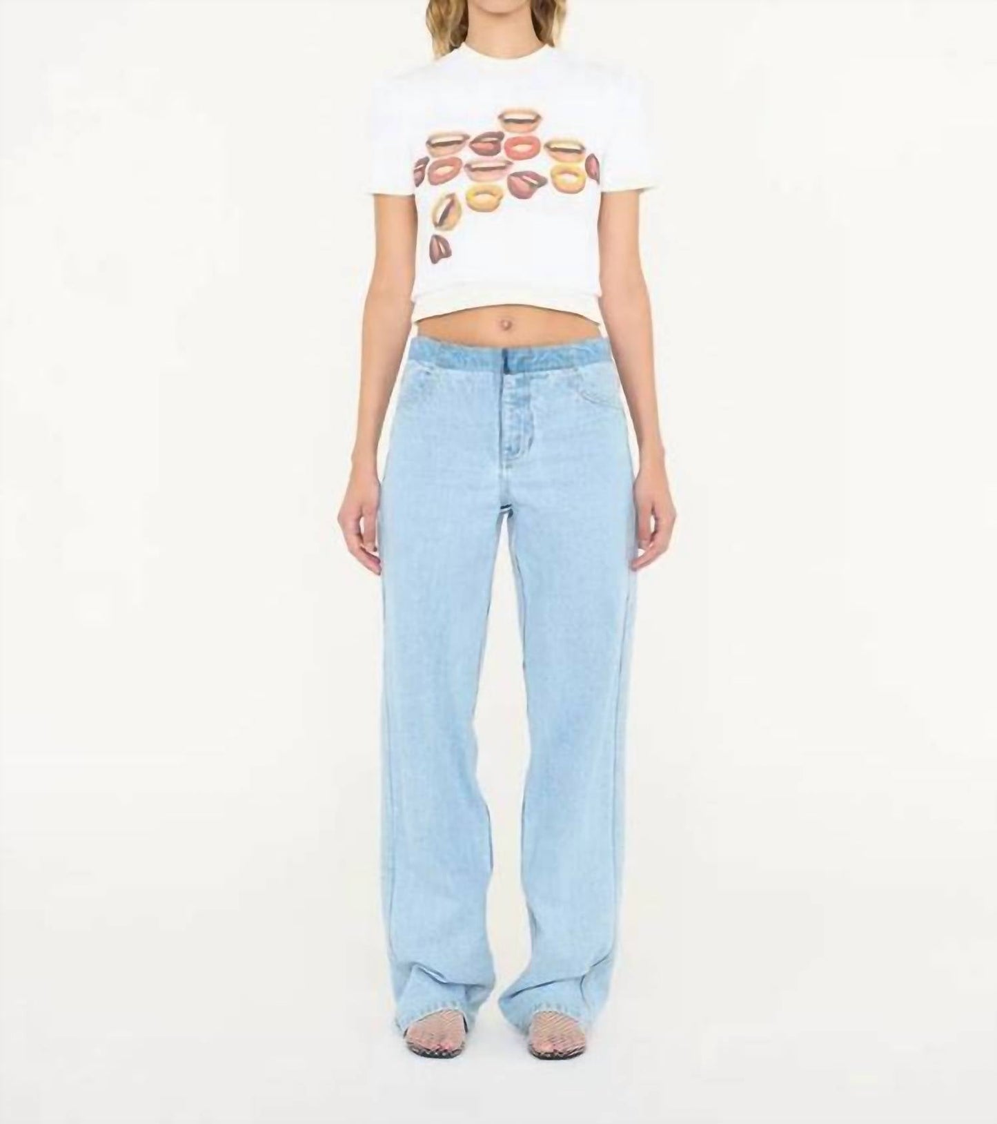Christopher Esber - Chatter Sheer Overlay Baby Tee