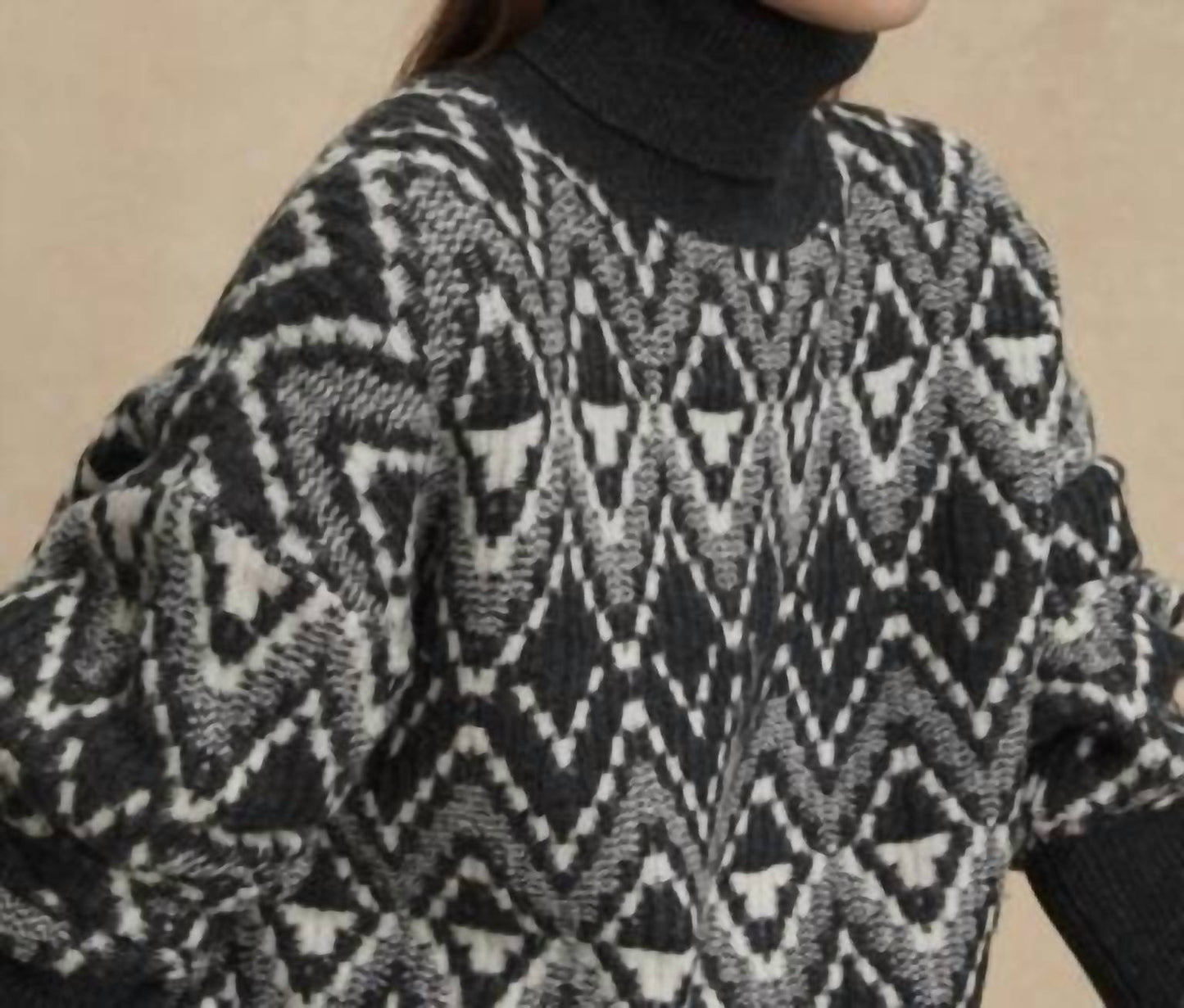 Varley - Ida Relaxed Fairisle Rollneck Sweater
