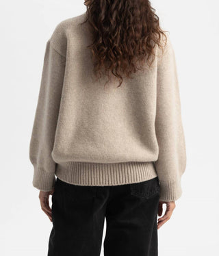 &amp;Daughter - Suéter Caragh Chunky Slouch com gola redonda