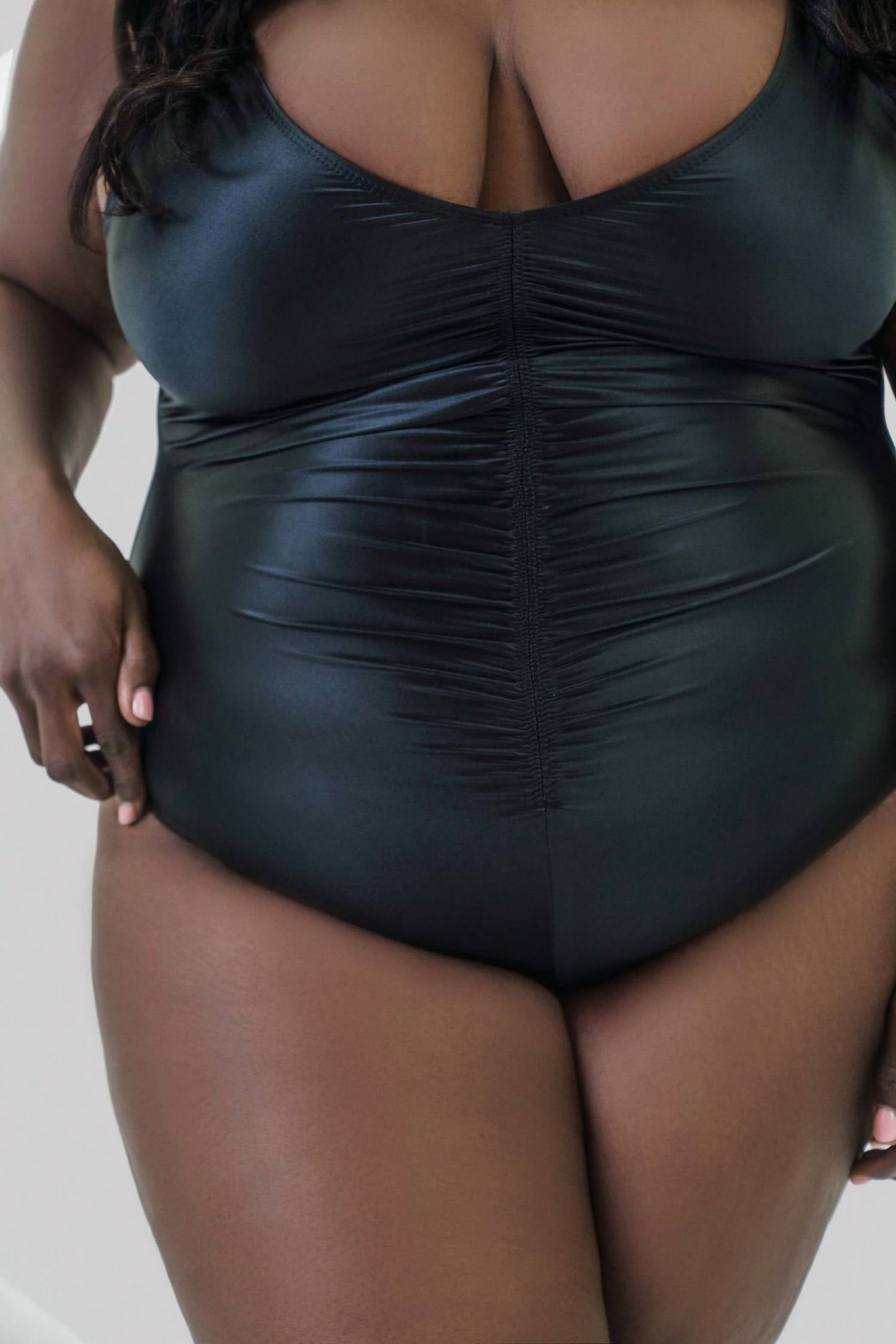 Good American - Always Ruched One-piece Swimsuit