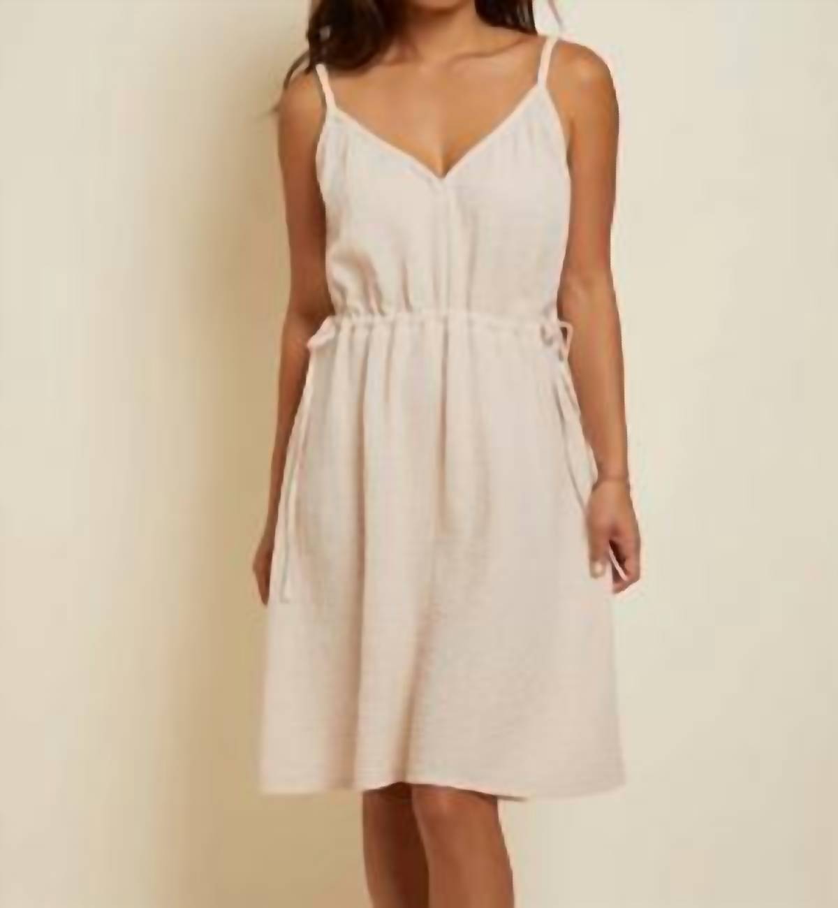 Nation Ltd - Jenessa Side Tie Gauze Midi Dress