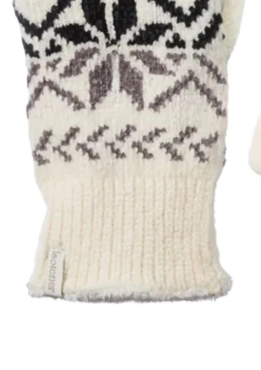 Isotoner - Women's Chenille Snowflake Gloves