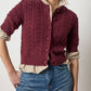 Lilla P - Short Sleeve Cardigan Sweater