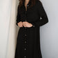 Mima Rosso - Satin Shirt Dress