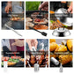 31 Piece Stainless Steel Flat Top Griddle Accessory Set