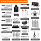 31 Piece Stainless Steel Flat Top Griddle Accessory Set