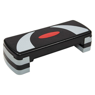 Plataforma de treino aeróbico ajustável BalanceFrom Fitness, cinza/preto